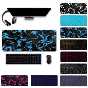 Gaming Mouse Mat Pad Extra Large 80x30cm Anti-slip Keyboard Pc Laptop Desk Pad - Picture 1 of 21