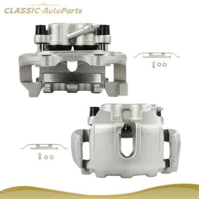 Par de pinzas de freno delanteras con soporte para Mercedes-Benz E500 V8 5,0 L AWD para 05-06 Foto 1 de 4