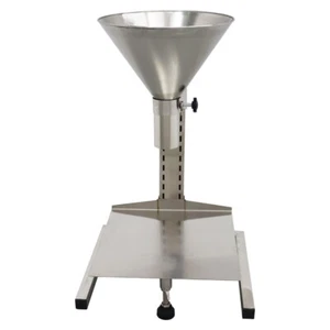 2 Zoll Durchmesser Edelstahl Futtertrichter mit Stützständer höhenverstellbar - Bild 1 von 20