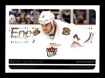 5-03-12 PWE Stock Photo . 2014-15 fleer ultra gold medallion #32 brent seabrook - Image 1 of 2