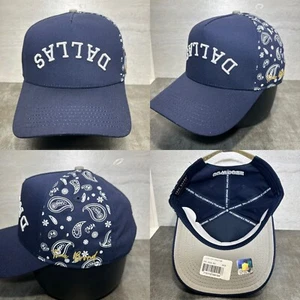 Dallas Cowboys Hat True Brvnd X Upside Down Navy Paisley Snapback Blue NWT H63 - Picture 1 of 9