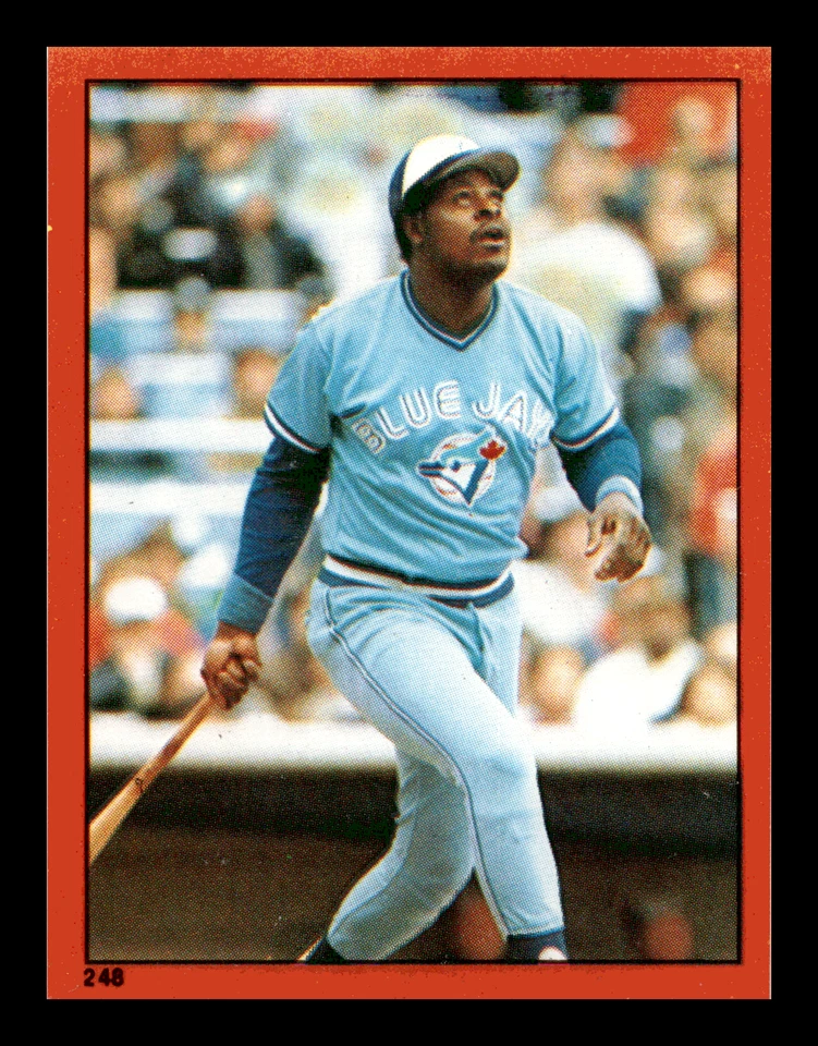1982 Topps Stickers John Mayberry  Toronto Blue Jays #248 Centered Mint Foto 1 de 2