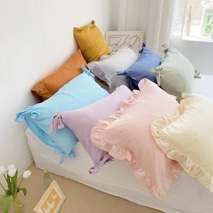 Queen Pillowcases - Envelope Closure - 100% Cotton Queen Pillow Cases - Picture 1 of 18