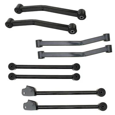 MOOG Front Rear Upper Lower Suspension Control Arms 8PCS Set For Jeep Wrangler - Imagem 1 de 4