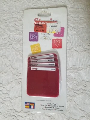 Juego de 4 troqueles de garabato Sizzix Sizzlets LOVE: CORAZÓN, BUZÓN, CORAZONES Y AMOR Foto 1 de 3