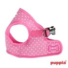 Puppia  Dog Puppy Harness Soft Vest   Dotty  Pink with White Dots  S M L