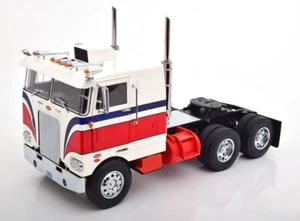 Road Kings 1/18 Peterbilt 352 Pacemaker white red blue Truck Diecast - Picture 1 of 3