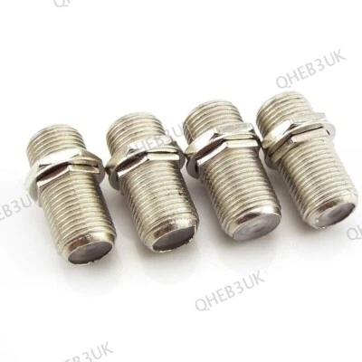 F-Type Adapter Coupler Connector Female Jack Plug for SMA RG6 Coaxial Cable 6H - Image 1 of 4