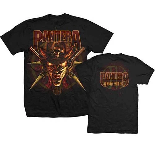 Pantera Cowboys From Hell T-Shirt Black Small Licensed Rock Heavy Metal - Image 1 of 1