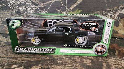 JL 1/20 FORD MUSTANG FOOSE FT FULL THROTTLE RC2 DIECAST BLACK MUSCLE CAR 2006 DH - Image 1 of 4