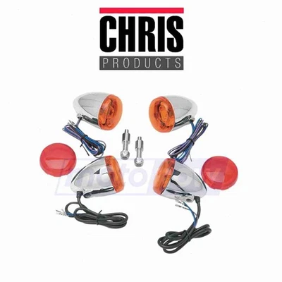 Chris Deuce-Style Turn Signal Lamps for 1996-2003 Harley Davidson XL1200S ib - Image 1 of 4