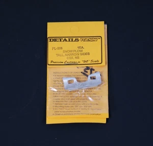 Dettagli West PL-256, spazzaneve lati stretti alti, CSX e NS, ricambi scala NOS HO - Foto 1 di 2