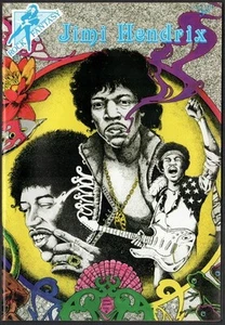 Rock Fantasy Comic Book Jimi Hendrix August 1990 Michael Valentine Vintage - Picture 1 of 1