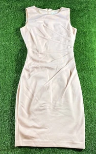 Calvin Klein Damen rosa Starburst Etui ärmellos Kleid Reißverschluss hinten Größe 0P - Bild 1 von 7