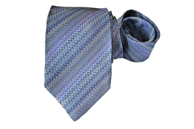 CORBATA HOMBRE MISSONI AZUL/GEOMÉTRICA ANCHO: 3.25" LARGO: 61" Foto 1 de 3