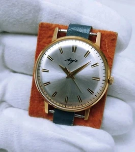 Mechanical Watch LUCH Luxury Ultra SLIM (POLJOT De Luxe) Men's - Picture 1 of 14