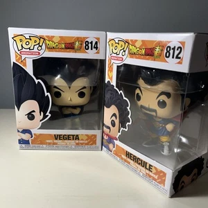 Funko Pop! Vinilo: Dragon Ball - Vegeta #814 Hércules #812 con protectores - Imagen 1 de 6