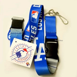 LOS ANGELES DODGERS TWO SIDED WHITE/ BLUE AND KEY-LANYARD……MLB Official Licensed - Picture 1 of 7