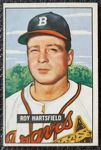 1951 Roy Hartsfield (RC) Boston Braves Bowman MLB Card #277 - Picture 1 of 2