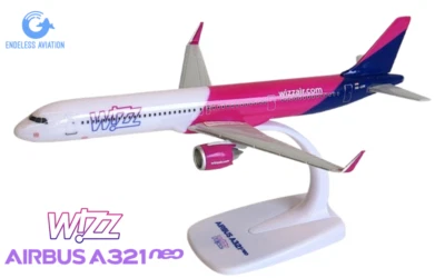 Wizzair A321XLR Special Livery | 1:200 Scale Model | PPC Holland - Immagine 1 di 3