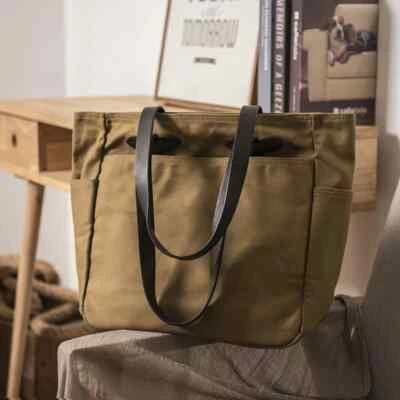 Bolso de Mano Impermeable de Lona Encerada 70260 Talla 45*33*12cm Bolso de Hombro Foto 1 de 4