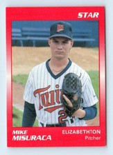 1989 Star Mike Misuraca Elizabethton Twins #148