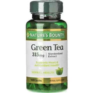 Nature's Bounty Herbal Health Green Tea Extract Capsules, 315 mg, 100 ct - Picture 1 of 3