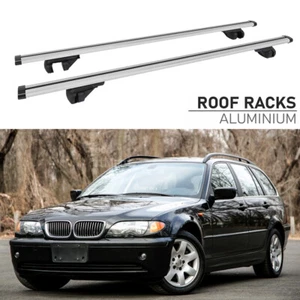 For 3 Series Wagon Car Top Roof Rack Cross Bars Aluminum Luggage Cargo Carrier - Bild 1 von 12