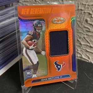 2022 PANINI CERTIFIED JOHN METCHIE III ORANGE NEW GENERATION RC PATCH /249 KS - Picture 1 of 4