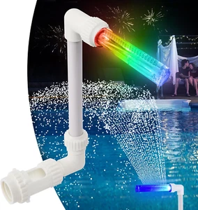 Swimming Pools Waterfall Fountain above Ground Inground Pool Cooler Sprinkler Po - Picture 1 of 12