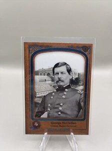 2023 Historic Autographs Civil War George McClellan Blue Card 7 3/5