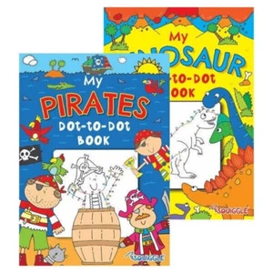Dinosaurier Piraten Dot To Dot Färbung - Bild 1 von 7