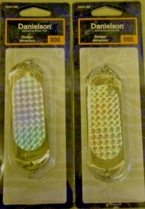 PACK de 2 intermitentes Danielson DDSCL-000 Dodger escala plateada talla 000 nuevos en paquete - Imagen 1 de 2