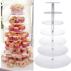 7 Tier Clear Acrylic Wedding Cake Stand