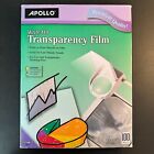 Apollo Write-On Transparency Film - 100 Sheets - 8.5 x 11 - VWO100C-B