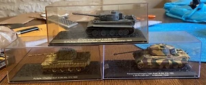 LOT ALTAYA PANTHER TIGRE KINGTIGER GERMAN WW2 1/72 (52) - Foto 1 di 4