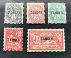 French Morocco Maroc Tanger 1914-1918 - 5 Unused Stamps