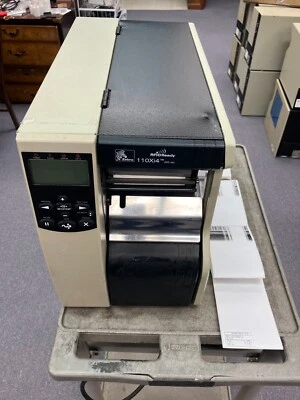 Zebra 110Xi4 203dpi Eth RFID Ready DT/TT Label Printer 112-801-00000 FOR PARTS - Image 1 of 4