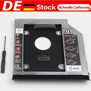 2nd HDD SSD HD Caddy Adapter für Dell Latitude E6420 E6520 E6320 E6430 E6530 - Bild 1 von 8