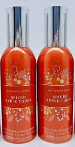 2 BATH & BODY WORKS WHITE BARN SPICED APPLE TODDY CONCENTRATED ROOM SPRAY 1.5oz