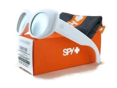 New SPY HANGOUT Sunglasses | Matte White / Bronze Platinum Spectra Mirror Lens - Image 1 of 4
