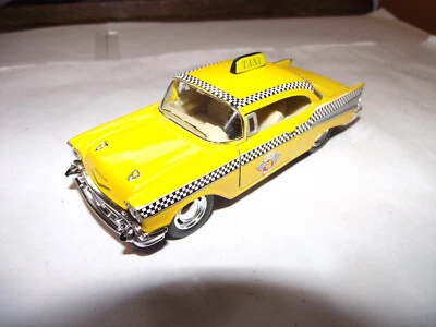 Kinsmart Chevrolet Bel Air New York Yellow Taxi Cab Diecast Car 1/40 - Image 1 of 4