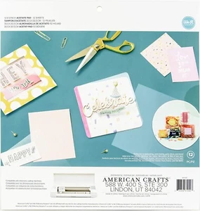 We R Memory Keepers Acetate Pack, 12x12in. 12 Sheets - 2 Pack - Picture 1 of 2