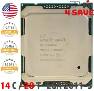 Intel Xeon E5-2660 V4 2.00GHz 14-Core 35MB LGA2011-3 Server CPU Processor SR2N4 - Picture 1 of 1
