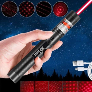 Rot Laserpointer 300Km Reichweite Extrem Stark 650NM LaserPointer Taschenlampe1 - Bild 1 von 10