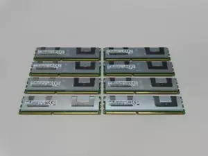 LOT OF 8X 32GB SAMSUNG (256GB) 4RX4 PC3L-10600R ECC REG M393B4G70DM0-YH9 MEMORY - Picture 1 of 5