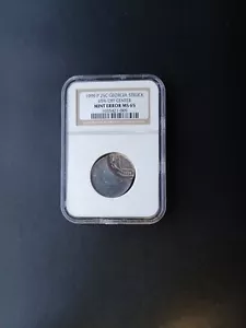 1999 P 65% OFF CENTER Georgia 25C NGC MS65 - Picture 1 of 4