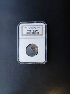 1999 P 65% OFF CENTER Georgia 25C NGC MS65 - Image 1 of 4