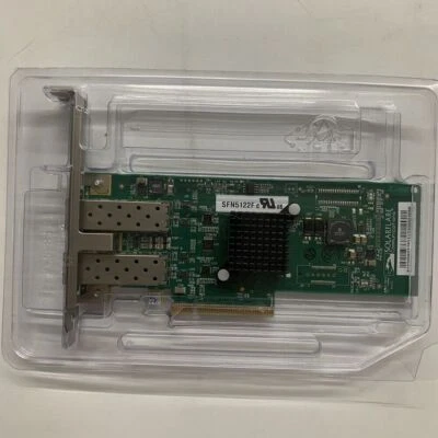 SolarFlare SFN5122F Dual Port 10Gb/s PCI-E 2.0 x8 Enterprise Sever Adapter FH - Image 1 of 4