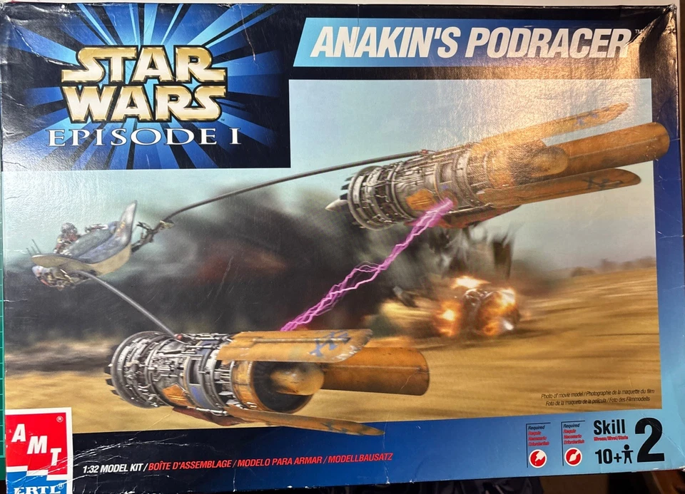 Star Wars Episode One Anakins Podracer Model Kit 1/32 Scale TWO Kits. - Image 1 of 4